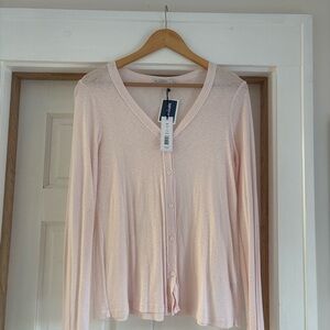 Michael Stars Lyla Ballet Cardigan — Light Pink — NWT